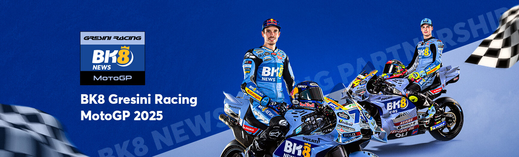 Banner thông báo quan trọng từ Gresini Racing